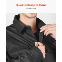 Hitsaustakki liekinkestävä 100 prosenttia puuvillaa koko L musta kaksitaskuinen konepestävä