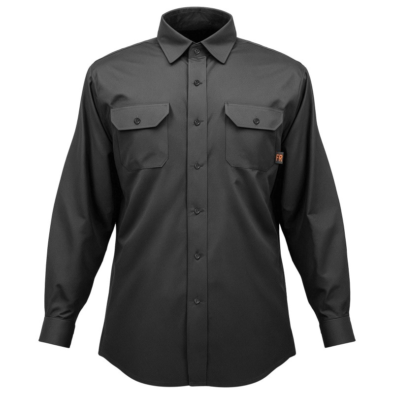 Hitsaustakki liekinkestävä 100 prosenttia puuvillaa koko L musta kaksitaskuinen konepestävä