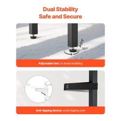 Kapea konsolipöytä hiiliteräsrunko melamiinipinnoitetut hyllyt 106 cm integroitu latausasema sohvan taakse