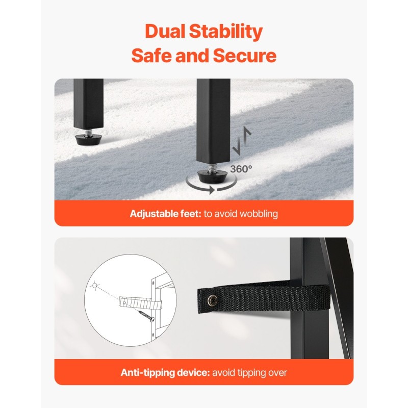 Kapea konsolipöytä 3-tasoinen hiiliteräsrunko melamiinipinnoitetut MDF-hyllyt ruskea ja musta 140×34×76 cm