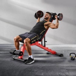 Säädettävä taittuva painopenkki Q235 teräsrunko 544 kg kantavuus