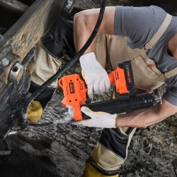 Akkukäyttöinen rasvaprässisetti painevalettu alumiinipumppu 55 MPa 400 g