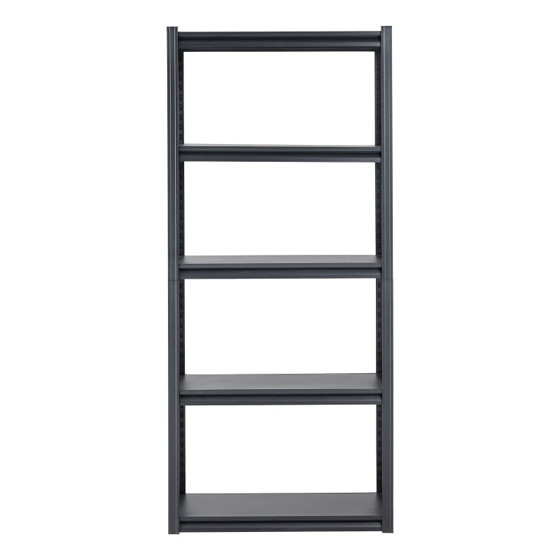 Metallihylly 5 tasoa jauhemaalattu SPCC-teräs musta kantavuus 907 kg