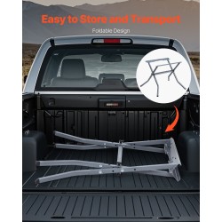 Taitettava pöytäsahan jalusta hiiliteräksinen 158,8 kg kantavuus 550 mm korkeus