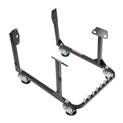 Moottoriteline teräsrakenne 340 kilogramman kantavuus neljällä kääntyvällä pyörällä sopii monille moottorimalleille