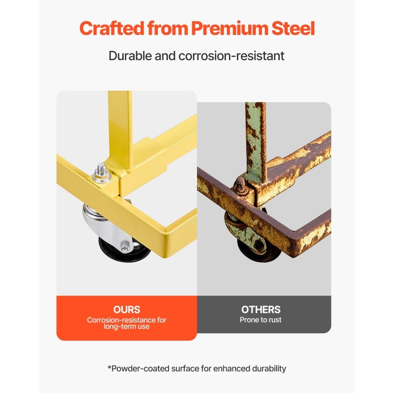 Moottoriteline teräs säädettävä 340 kg kantavuus pyörillä 2 räikkäkiristysliinaa huoltoon