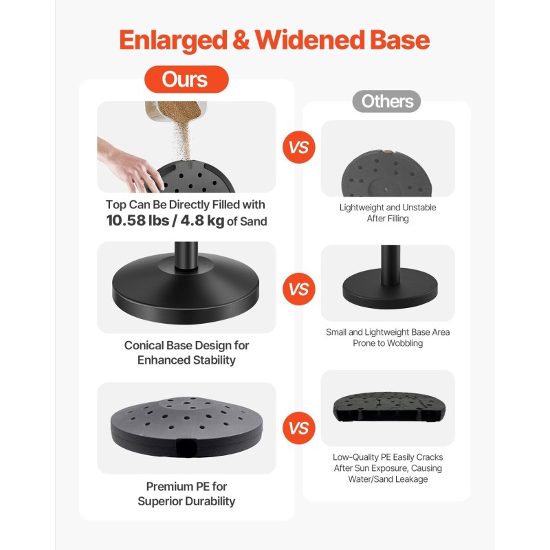 Jonotustolpat hiiliterästä mustat neljän tolpan setti sisäänkelautuvilla hihnoilla hiekalla täytettävät jalustat