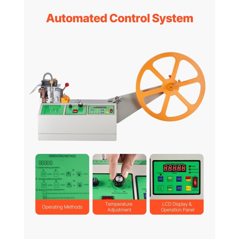 Automaattinen nauhanleikkuukone säädettävällä lämpötilalla SKD2-terällä leikkausleveys 1–85 mm teolliseen käyttöön