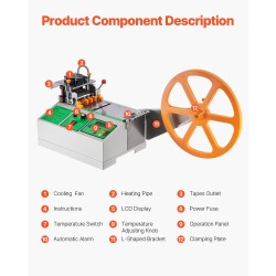 Automaattinen nauhanleikkuukone säädettävällä lämpötilalla SKD2-terällä leikkausleveys 1–85 mm teolliseen käyttöön