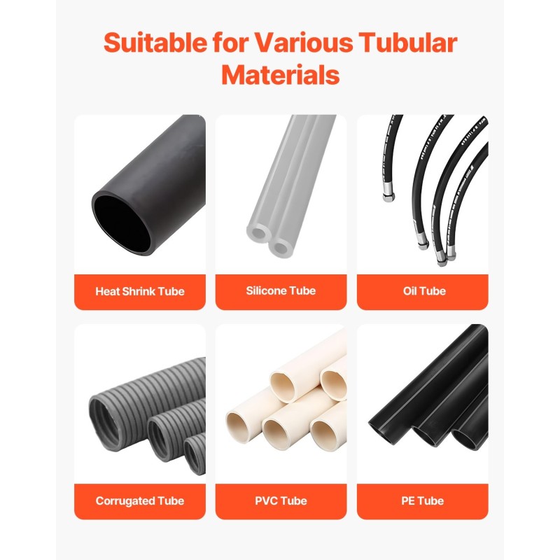 Automaattinen katkaisukone putkille ja letkuille halkaisijaltaan 1–20 millimetriä näytöllä ohjattava