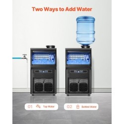 Jääpalakone kompakti ammattikeittiöön 70 paunaa vuorokaudessa 12 paunaa säilytys 36 jääpalaa