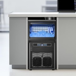 Jääpalakone kompakti ammattikeittiöön 70 paunaa vuorokaudessa 12 paunaa säilytys 36 jääpalaa