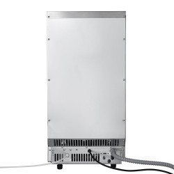 Jääpalakone ruostumaton teräs 45 kg vrk 13 kg säiliö ammattikeittiöihin