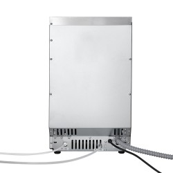 Jääpalakone ruostumatonta terästä 40 8 kg vuorokaudessa 5 kg varasto enintään 55 dB