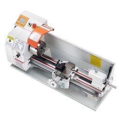 Metallisorvi valurauta alumiinirunko 220mm 450mm kapasiteetti 1250W harjaton tasavirtamoottori automaattinen syöttö