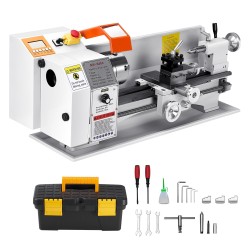 Metallisorvi valurauta-alumiinirunko 220mm 450mm kapasiteetti 1250W harjaton tasavirtamoottori automaattinen syöttö