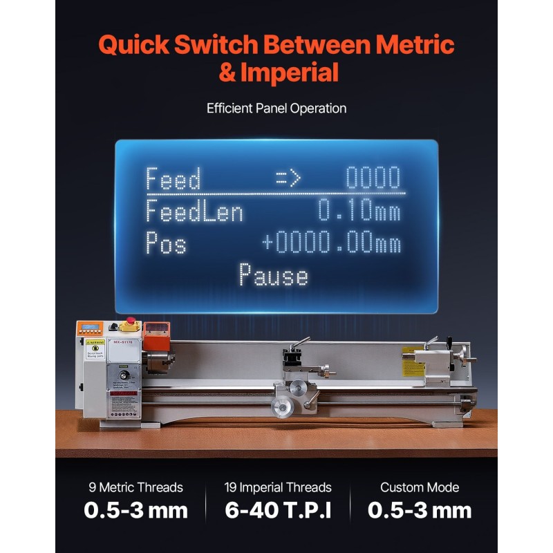 Penkkisorvi metalleille puulle muoville 1250W harjaton moottori automaattinen syöttö 1000 mm kärkiväli