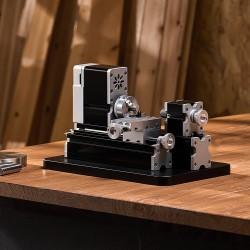 Minisorvi pöytäkäyttöön alumiiniseos 36 watin 70 mm halkaisija 130 mm pituus