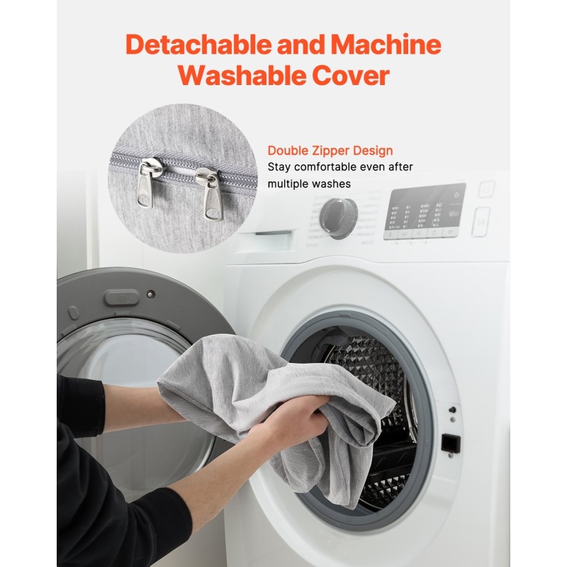 U-muotoinen raskausajan koko kehon tukityyny jerseypuuvillapäällisellä polyesteritäytteellä