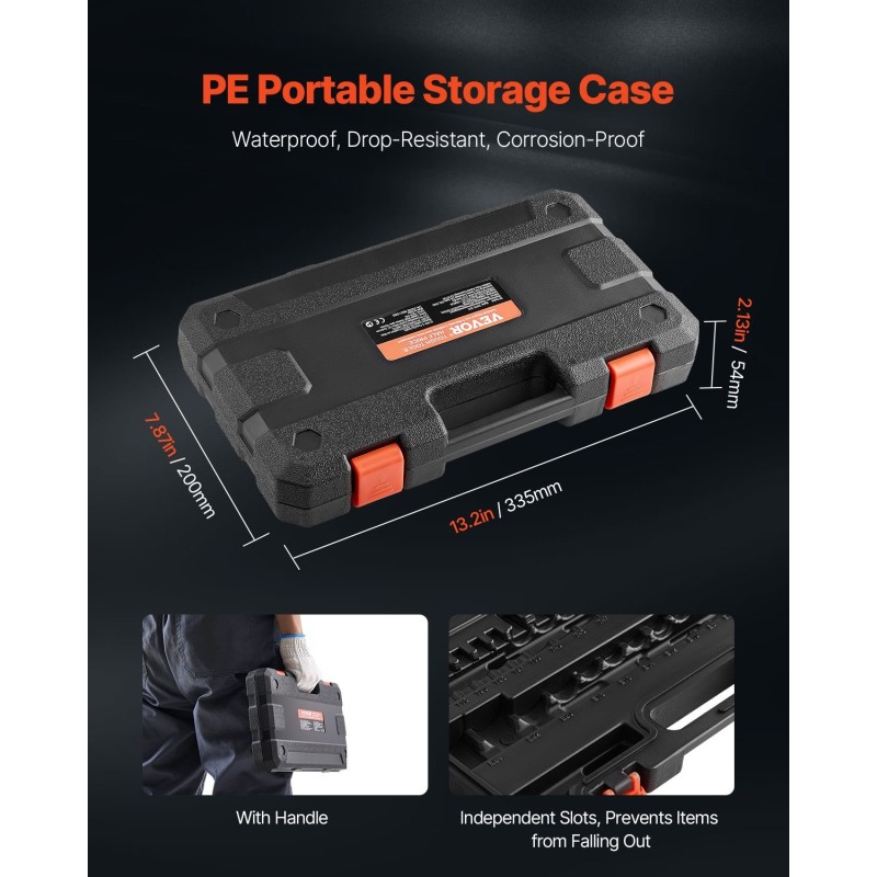 31-osainen Torx- ja ulko-Torx-hylsysarja T8–T70 ja E4–E24 S2-seosterä CRV-teräshylsyt PE-säilytyskotelo