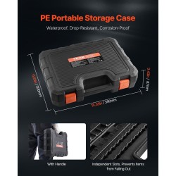 Hylsybittisarja 107 osaa S2- ja Cr-V-teräs 1/4–1/2 tuumaa