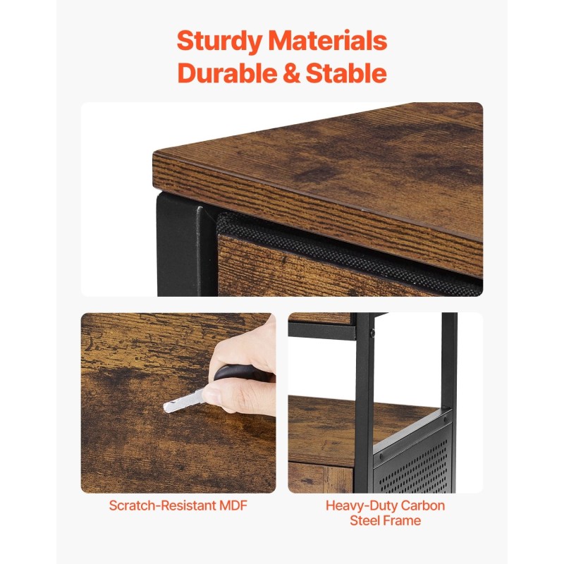 Kahvibaari-kaappi MDF-levy ja hiiliteräsrunko 4-tasoinen pyörillä verkkoritiläovilla