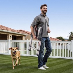 Teleskooppitikas ruostumattomasta teräksestä 13 porrasta 3740 mm 170 kg