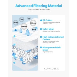 Vedensuodatuskannu borosilikaattilasinen 6 kupin jääkaappiin sopiva