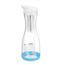 Vedensuodatuskannu borosilikaattilasinen 6 kupin jääkaappiin sopiva