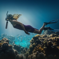 Paineilmasäiliö 0,5 l alumiini 6061 matalasukellukseen 10 m