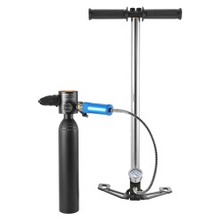 Sukelluspullo alumiini 6061 0 5 l kannettava lyhyisiin sukelluksiin käsipumpulla