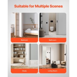 Taskuoven alumiininen kiskosarja 1746 mm kolmipyöräisillä ripustimilla 100 kg kantavuus sisäkäyttöön