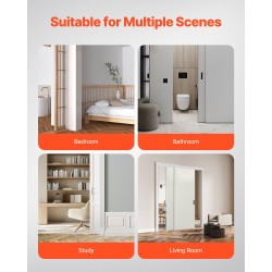 Ohitusliukuoven alumiiniseoskiskosarja kahden oven 1828 mm 68 kg kantavuus