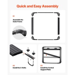 Kattotelineen tavarakori alumiini ja muovi 120 x 100 cm 68 kg