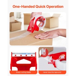 Läpinäkyvä pakkausteippi 12 rullaa 59,4 m 47,8 mm akryyliliima