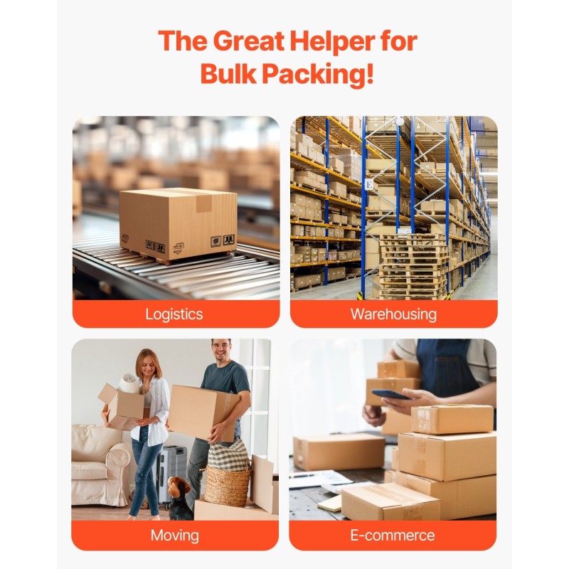 Läpinäkyvä akryyliliimainen pakkausteippi 76 mm 59 m 24 rullaa