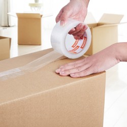 Läpinäkyvä pakkausteippi 18 rullaa 47,8 mm 59,4 m akryyliliimainen