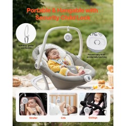 Unilaite langaton USB-latauksella akulla pehmeällä rengasvalolla lapsilukolla matkakäyttöön