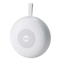 Valkoinen kohinaäänilaite kannettava 30 ääntä ladattava akku pehmeä rengasvalo ajastin muistitoiminto