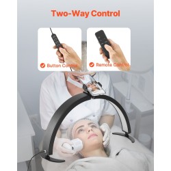 Puolikuun muotoinen LED-pöytävalo säädettävällä 3200–5600K värilämpötilalla alumiiniseosjalalla kynsi- ja ripsityöhön