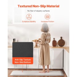 Kaatumismatto PVC-pintainen PU-vaahto 24×70 tuumaa 19 mm harmaa ikääntyneille ja potilaille