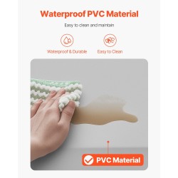 Kaatumismatto PVC-pintainen korkeatiheyksinen PU-vaahto 61 x 178 cm 25 mm liukuestopohja iäkkäille