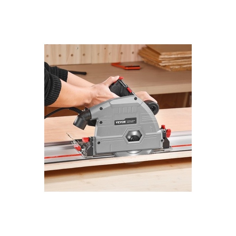 Upotussaha 165 mm 1200W 50-hampainen kovametalliterä puulle muoville ja metallille