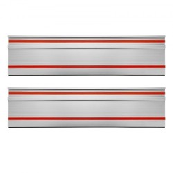 Ohjainkiskosarja puristealumiinia 2 kpl 699 mm sahausalue 1397 mm