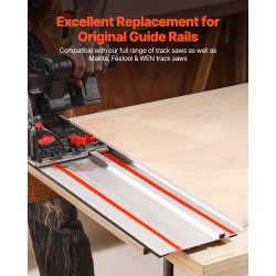 Alumiininen ohjainkiskosarja 4 kpl 699 mm 3 liitintä leikkuupituus 2794 mm