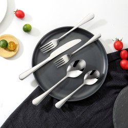 Ruokailuvälinesetti 30-osainen 18/0-ruostumatonta terästä 6 hengelle peilikiillotettu