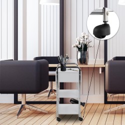 Monipuolinen apuvaunu pyörillä kauneushoitolaan ja kotiin