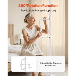 Tukitanko lattiasta kattoon hiiliteräs alumiiniseos säädettävä 214–305 cm 136 kg