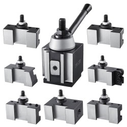 Pikavaihtoinen sorvin työkalupidinsarja kahdeksanosainen teräs 254–381 mm kääntöhalkaisija