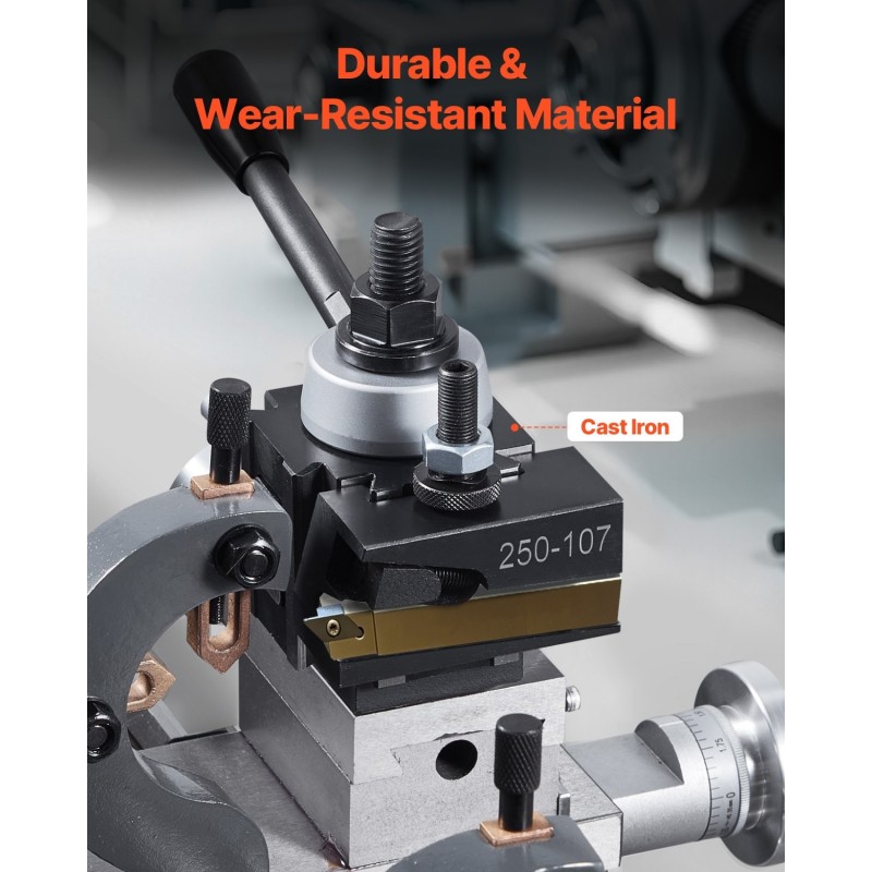 Pikavaihtotyökalupidinsarja 6-osainen teräksinen 6–12 tuuman kärkikorkeudelle